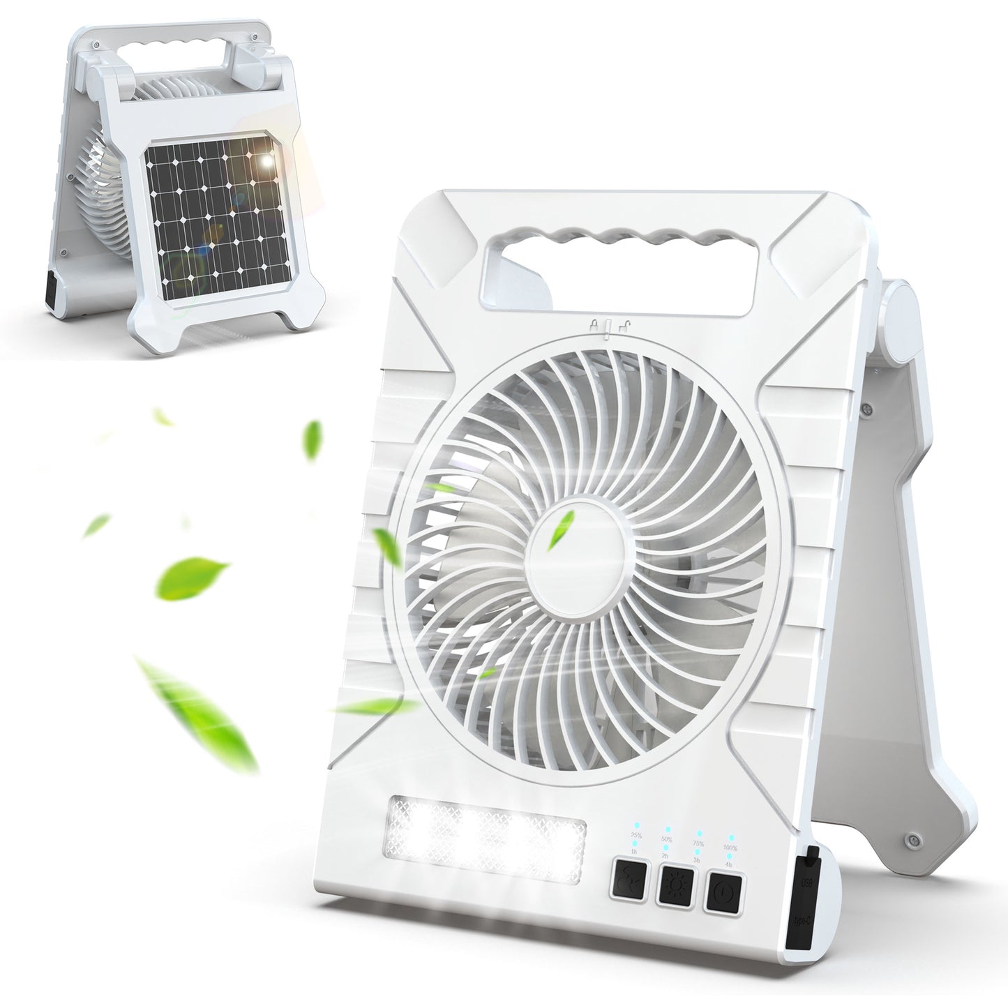 Portable Solar Powered Fan
