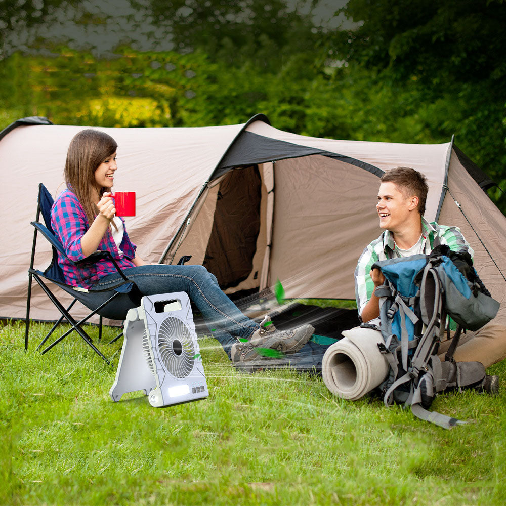 Portable Solar Powered Fan