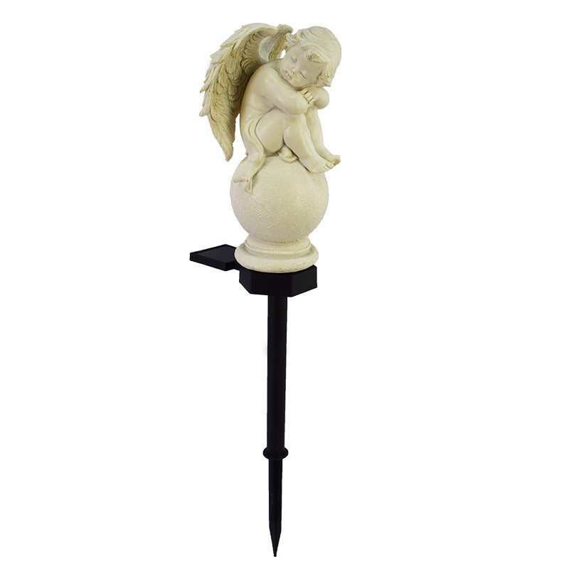 Angel Sculpture Solar Motion Lamp