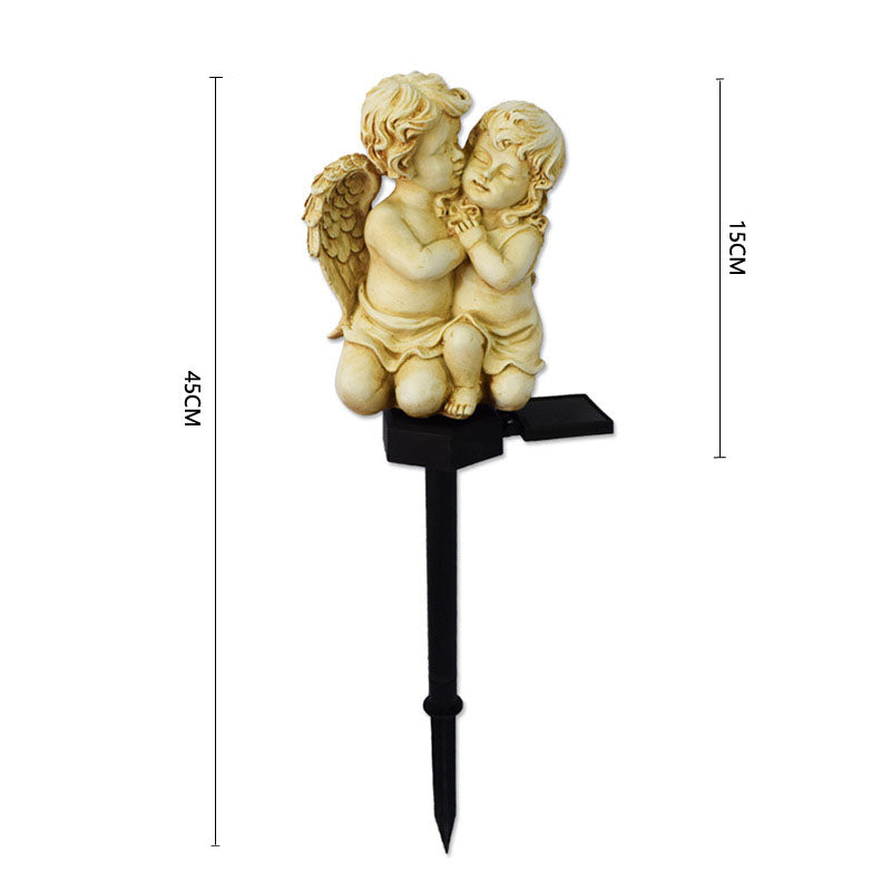 Angel Sculpture Solar Motion Lamp